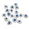 Coração de Madrepérola de Água Doce 10mm Gotejamento de Óleo Dupla Face Olho de Diabo Pulseira Colar DIY Acessórios de Joias
