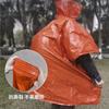 Impermeable de emergencia portátil para exteriores largo para ciclismo grueso reflectante cortavientos de emergencia para senderismo impermeable multifuncional al por mayor