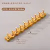 Base de Práctica para Herramientas de Uñas de Madera Estilo Japonés con Reposadedos Metálico Magnético Fuerte, Juego de Soporte para Puntas de Uñas Pieza de Ajedrez para Uñas Desgastable