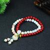 Pulseira Cinnabar da Moda para Mulheres Bodhi de Areia Imperial Natural Pulseira de Patinha de Gato Ins Areia Roxa Fofa Portátil Versátil