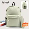 Mochila Personalizada para Homens e Mulheres Bolsa para Notebook Campus Uso Diário Armazenamento Trabalho Viagem Mochila Simples de Tecido Oxford Duas Alças