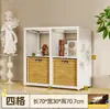Armário de grade de armazenamento de estante de aço, armário de armazenamento combinável livremente, armário de armazenamento de chão para casa, estante para crianças, rack de TV