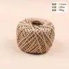 Cuerda de Cáñamo diy Cuerda Hecha a Mano de Alta Calidad Cuerda de Cáñamo Gruesa y Delgada Natural Decoración Artesanal Marco de Escalada para Gatos Cuerda para Atar Tuberías de Agua