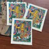 Hotong Tíbet Nepal Thangka Pintado a Mano Puro Bodhisattva Manjushri 4*5 [Núcleo de Cartón]