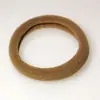 2026 Novo Elástico de Borracha Espesso e de Alta Elasticidade para Prender Cabelo de Mulheres, Corda de Cabelo com Argola de Toalha de Nylon para Rabos de Cavalo Altos, Acessório de Cabelo