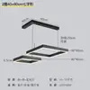 Lámpara de araña minimalista italiana para sala de estar, lujo ligero, diseñador creativo, de alta gama, atmosférica, anillo protector para los ojos, lámpara de araña para comedor, aluminio, otro