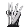 Faca Yangjiang atacado faca de cozinha doméstica super rápida afiada aço inoxidável todo-aço cabelo acrílico conjunto de presente