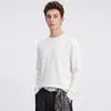 Sudadera térmica de manga larga para hombre con forro polar, nueva para otoño, corte holgado, capa interior con cuello semi-alto