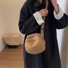 Bolso cuadrado pequeño retro de primavera, nuevo bolso de lona para estudiantes, color sólido, sencillo e informal, bolso de mensajero, bolso de hombro de moda, bolso de concha