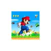 Platos de Papel para Fiesta de Cumpleaños de Mario, Servilletas de Papel, Manteles, Set de Fiesta Temática de Juegos de Mario Más Vendido en Amazon