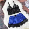 Conjunto de Duas Peças Sexy e Atraente Popular Europeu e Americano Transfronteiriço: Conjunto de Lingerie Renda Tomara que Caia com Calcinha de Renda