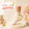 Calcetines para Niños Primavera y Verano Nuevos con Adorno de Encaje Calcetines Delgados de Encaje Lindos Estilo Princesa para Bebé Cómodos Calcetines para Bebé