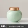 Mini Latas de Chá de Cerâmica Esmalte Colorido Latas de Pó Fragrante Armazenamento Latas Seladas Caixa de Embalagem à Prova de Umidade tamanho pequeno Latas Logotipo Imprimível