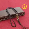 Pingente de Cobre para Tio Corda Chaveiro de Carro Cordão Estilo Tibetano Antigo Corda Trançada à Mão Produtos Semi-Acabados Atacado e Caixa de Presente