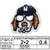 Parche de Tela Bordado de Animal de Dibujos Animados de Cachorro Lindo Insignia de Marca Moderna Parche de Moda Parche Ropa DIY Estrella de Cinco Puntas Gatito
