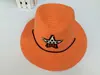 Sombrero de sol de mezclilla estilo coreano de verano para niños y niñas, sombrero de paja para bebé, sombrero de paja para niños con estrella de cinco puntas, venta al por mayor