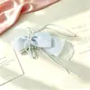 Presilha de cabelo tipo banana com laço multicamadas estilo coreano para cabelos grossos, acessório de cabelo de alta qualidade para outono e inverno para mulheres