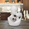 Estatuilla de Piedra Imitación para Padres e Hijos Transfronteriza Adornos Decoración Artística de Escritorio para el Hogar y la Oficina Artesanías de Resina