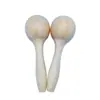 Instrumentos de percusión Orff personalizados para niños, maracas de madera, pelotas de arena, maracas de madera de mano para jardín de infantes, instrumentos de maraca de madera