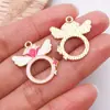 Acessórios para Joias DIY Liga Esmaltada Série Dia dos Namorados Buquê de Corações Pingentes Pulseiras Colares Chaveiros Charms