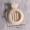 Moda Europea y Americana Transfronteriza Redondo Hueco Inserto para Cabello Pasador de Pelo Joyería Resistente a Caídas Resina Pasador de Cabello Oxford Venta al por Mayor