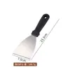 Ferramentas de churrasco externas em aço inoxidável, espátula de pizza doméstica, espátula para fritar bife, espátula de teppanyaki, utensílios de cozinha
