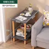 Mesa Lateral de Sofá para Sala de Estar, Mesa Pequena de Cabeceira para Quarto, Mesa de Cabeceira, Mesa de Canto Simples, Mini Mesa de Centro Removível