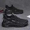 Zapatos de Malla Transpirable Tejido Flyknit para Hombre Verano 2025, Tenis Versátiles para Correr, Zapatos Casuales de Suela Blanda para Conducir para Hombre