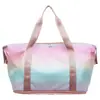 Nueva Bolsa de Viaje Ligera, Bolsa de Yoga Fitness Colorida y de Moda, Separación de Seco y Húmedo, Bolsa de Almacenamiento de Equipaje Portátil de Gran Capacidad