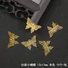 Piezas Metálicas Huecas de Cobre Mariposa Libélula Accesorios para Joyería DIY Piezas de Flor Peineta de Vestido Antiguo Tocado Accesorios para Joyería DIY Accesorios para el Cabello