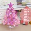 1,8 metros árvore decorativa rosa claro 1,5 metros pacote de árvore de natal 1,2 2,1 2,4 gradiente de flor de cerejeira vermelha ins rede vermelha