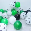 Conjunto de 30 balões estampados com tema de futebol para decoração de festas infantis de aniversário (meninos e meninas).