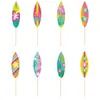Topper Decorativo para Pastel Hawaiano Transfronterizo Decoración para Fiesta de Verano en la Playa Inserto para Pastel de Postre Tabla de Surf