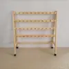 Toallero de Jardín de Infancia Toallero de Madera Maciza de Jardín de Infancia Toallero de Madera Maciza para Niños Toallero Móvil