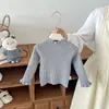 Conjunto de vestido para meninas, coleção outono/inverno 2026, novo conjunto de duas peças de suéter elástico de inverno para bebê estilo princesa