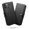 Adecuado para iPhone 11 Cartera de Cuero de Primera Capa Funda de Cuero para Teléfono Móvil Flip de Negocios con Tarjetero Funda Protectora para Apple 11 Pro