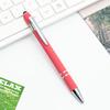 Pluma de Pegamento en Spray con Botón Pulsador de Varilla Metálica de Aluminio Más Vendida Bolígrafo Táctil de Oficina Fabricante Venta al Por Mayor con Logo Imprimible