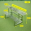 Estante para Flores de Acero Inoxidable de Múltiples Capas Escalalonado para Piso Balcón Estante para Flores Suculentas para Interior Sala de Estar Exterior Soporte para Macetas