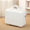 Maleta Retro Mini Estuche de Maquillaje Maleta Pequeña de 14 pulgadas Caja de Regalo Maleta de Cabina de 16 pulgadas Candado de Contraseña de Almacenamiento Estuche de Embarque