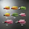 Señuelo vibratorio tipo jig estilo barba que bloquea el agua, falda de silicona de alta elasticidad para evitar enganches, disponible en varios colores