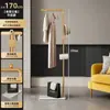 Y & h Perchero de Piso para Dormitorio Simple Estante para Ropa No Ocupa Espacio en Casa Habitación Interior Perchero para Ropa Abrigos Pequeño