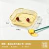Nordic Light Luxury Tray Household Tea Cup Cup Tea Tray Sala de Estar Mesa de centro transparente Phnom Penh Tray Retangular Dinner Plate