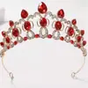 Tocados de corona nupcial coreana moda adulta de 18 años corona de cumpleaños elegante tocado para foto de boda corona