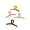 Disco de baño curvo minimalista de gran capacidad con forma de gelatina de color coreano Morandi, pinza para el cabello