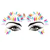 PARTYJOY artículo de venta caliente transfronterizo pegatinas de gemas para la cara pegatinas para cejas pegatinas faciales autoadhesivas de diamante pegatinas faciales para carnaval musical Halloween