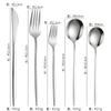 Amazon Portugal Set de Cubiertos de Acero Inoxidable de 20 Piezas para Bistec, Tenedor y Cuchara Set de Vajilla Occidental para Hotel