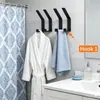 Ganchos de Metal de Aço Inoxidável Sem Furo para Banheiro, Cozinha, Hall de Entrada, Atrás da Porta, Ganchos de Metal Domésticos para Casaco