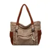 Bolsa de Ombro Única Casual Estilo Preguiçoso Outono/Inverno Feminina Transfronteiriça Bolsa Feminina de Grande Capacidade Simples para o Dia a Dia Bolsa Tote de Veludo
