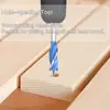 Nuevo Broca de Madera de Tres Hojas Estilo Británico para Cerraduras de Puerta y Abreagujeros de Cerradura