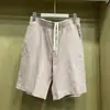 Shorts Casuales de Moda Lavados de Verano para Hombre y Mujer, Cintura Elástica Cómoda 474129 481571